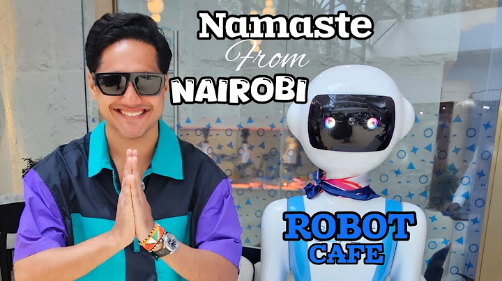 Must visit Robot Cafe in Nairobi #robot #nairobi #kenya #wherenextanshul #unique #food #nairobivlog