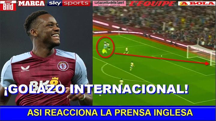 ASI REACCIONA PRENSA INGLESA a GOL DE JHON JADER DURAN HIBERNIAN vs ASTON VILLA EUROPA CONFERENCE