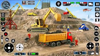 Excavator Crane Driving Simulator 3D - Heavy Excavator JCB Driving - Android GamePlay screenshot 2