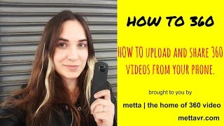 How to upload a 360 video from a Ricoh Theta S on your phone in 1 minute. screenshot 5