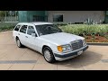 1990 Mercedes-Benz 300TE walk around & start video