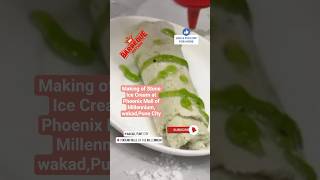 Making of Stone Icecream at @barbequenation  @PhoenixMallOfMillennium Pune City #tech #travel #eat