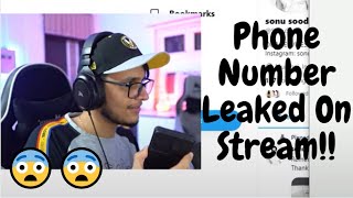 Triggered Insaan s Phone Number leaked on stream Thodi si Sharam karlo