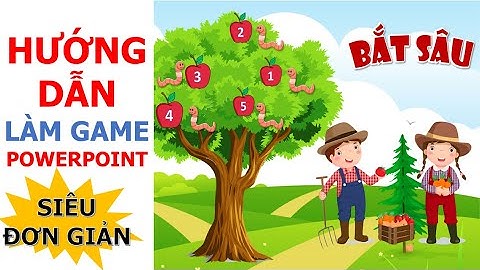 Hướng dẫn làm game Powerpoint siêu đơn giản| Phần 1: Game Bắt sâu | NK PowerSkills