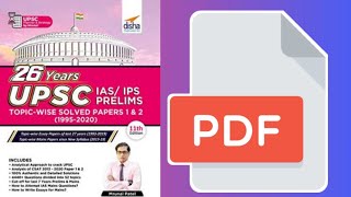 26years upsc solved paper pdf download l upsc prelims previous year book pdf screenshot 5