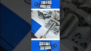 Precision valve core, smooth assembly of sealing rings #Sealing ring assembly #AutomaticChemical