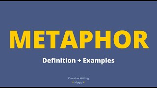 METAPHOR - Definition + Examples 🐇🐢