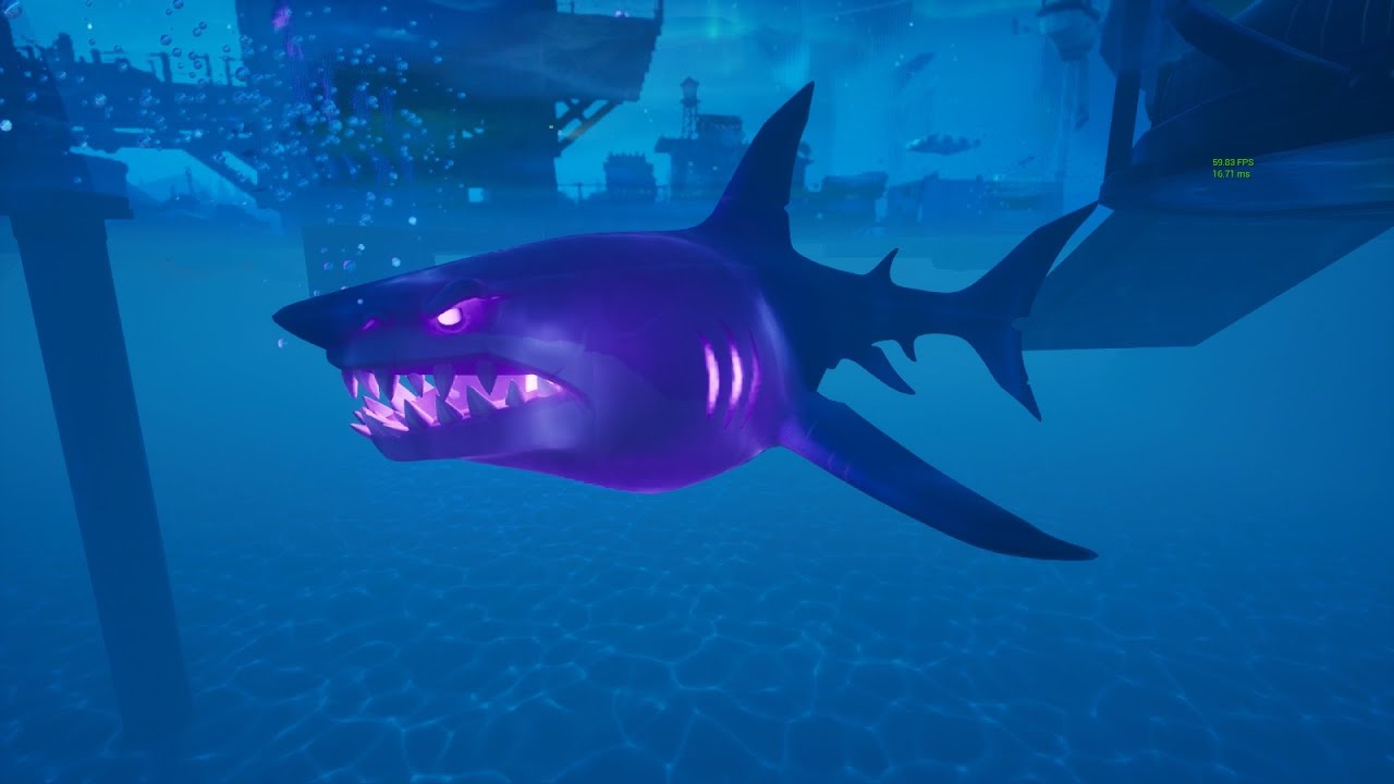 Riding Sharks 🦈 in fortnite YouTube