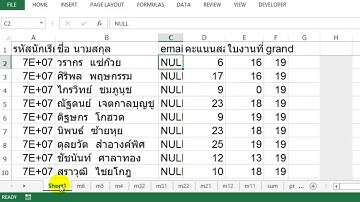 [Excel Fever]รวบรวมข้อมูลที่เป็นเงื่อนไขตอนที่ 1 โดยประยุกต์ใช้มาโคร