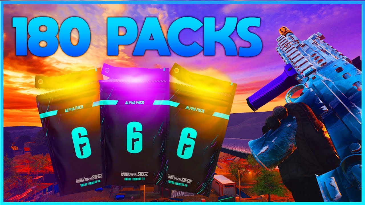 Der Profi öffnet 180 Alpha Packs Rainbow Six Siege Alpha Pack Opening #1