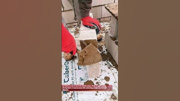 Precise AAC Block Cutting & Installation | Lightweight Block Construction Method