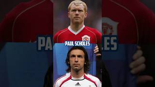 Lo pilih Pirlo atau Scholes? #pirlo #scholes