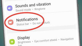 Samsung Mobile Full Notification Settings | How to Enable/Disable App Notifications and Hide Content screenshot 5