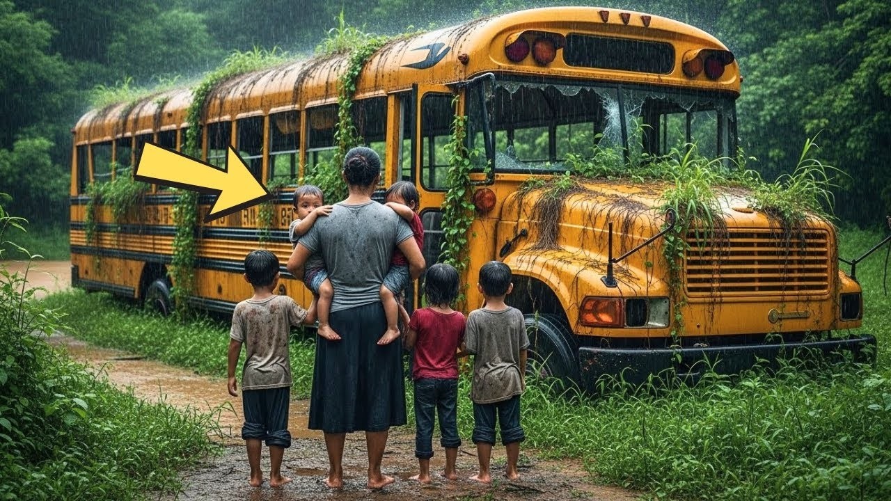 La Viuda Se Fue A Vivir En El Autobús Destruido De Su Difunto Esposo… Pero Encontró Una Carta Dentro