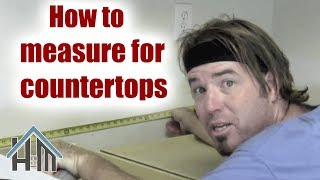 How To Measure Kitchen Counter Tops. Easy Home Mender