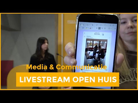 Online Open Huis LIVESTREAM Media en Communicatie Nimeto | NIMETO