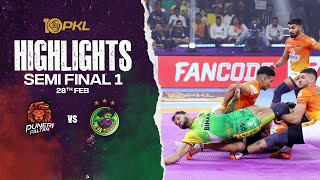 Match Highlights: Puneri Paltan vs Patna Pirates | Semi-Final 1 | PKL Season 10