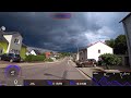 Escape from the Rain and Thunderstorm 30 minute Cycling Workout Ultra HD