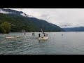 Red Paddle SUP Dragon чемпионат на озере Анси, Франция. Приняли участие в SUP гонке на озере Annecy.