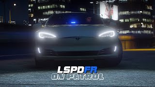 Tesla Model S Police Car (LSPDFR - 1186)