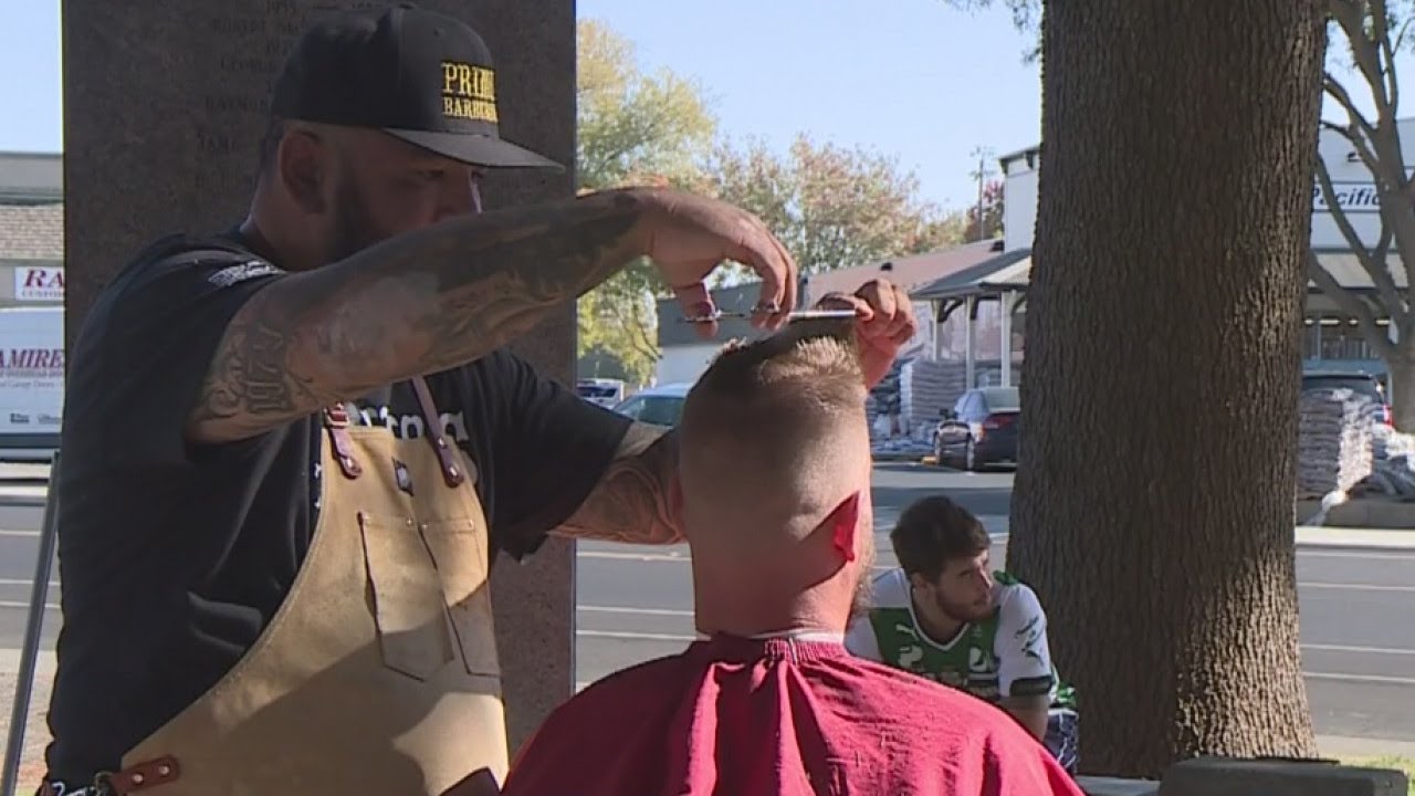 Vacaville Barber Giving Free Haircuts After License Suspended YouTube