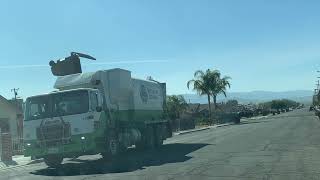 City of Avenal: Mid Valley Disposal Autocar Amrep #289 on Recycling