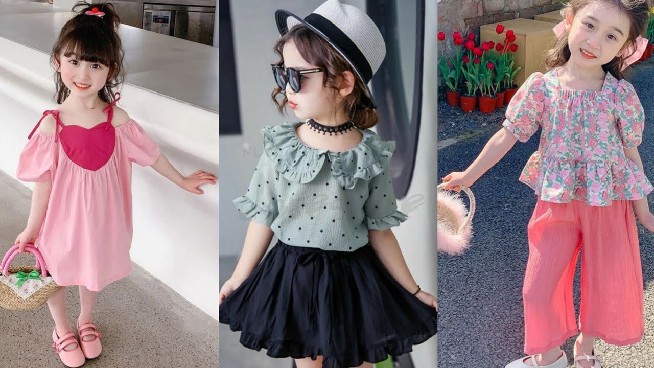 Trending and viral baby girl dress design for girls in Eid Al fiter 🤩😍