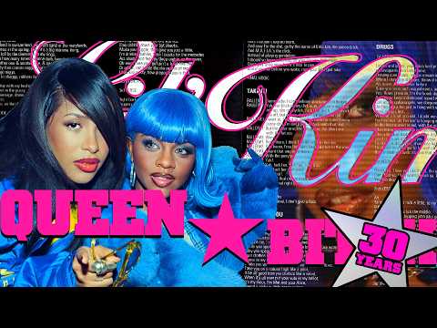 Lil' Kim - "Queen Bee" [ft. Aaliyah REMIX] Clean Radio Edit (1996) | 4K Visualizer