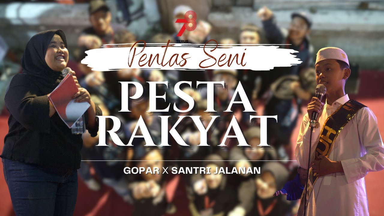 PENTAS SENI HUT RI 78- PESTA RAKYAT KEBALEN KOTALAMA - GOPAR X SANTRI JALANAN @Cello_cat