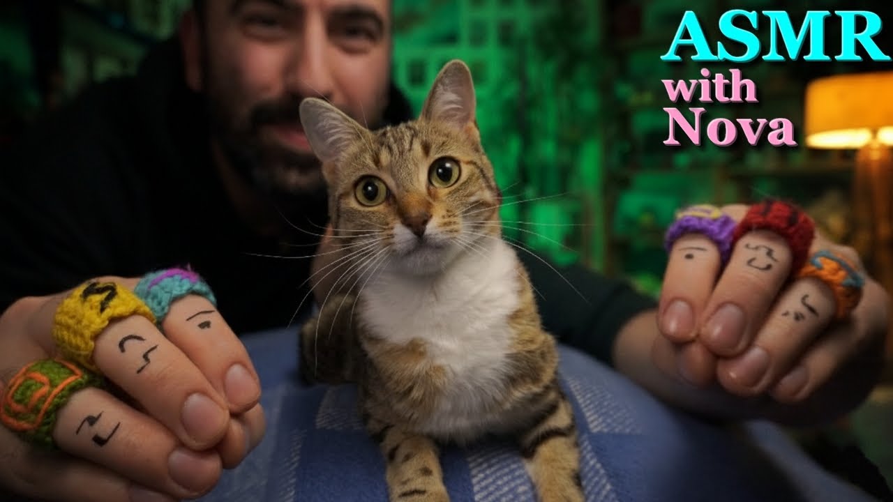 ASMR Массаж всего тела с моей кошкой 🐾 Для снятия стресса и улучшения сна.