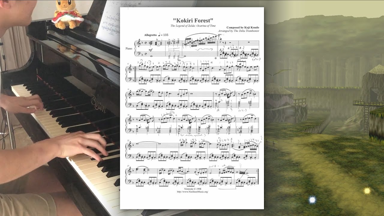 "Kokiri Forest" (from "Zelda Ocarina of Time") The Zelda OoT Piano