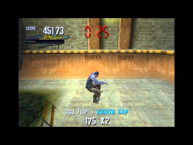 Tony Hawk's Pro Skater, Playstation 1, EPIC GAME!