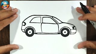 cara menggambar mobil dengan mudah - araba nasıl çizilir