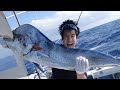 【大漁】１m越え巨大魚とはじめての釣り師が大激闘！？