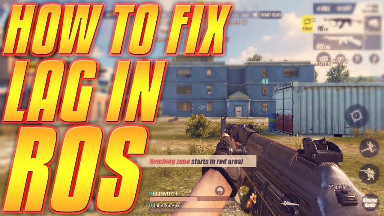 HOW TO FIX LAG IN ROS FIRST PERSON MODE, SMOOTH GAMEPLAY, LAG FREE GAMEPLAY