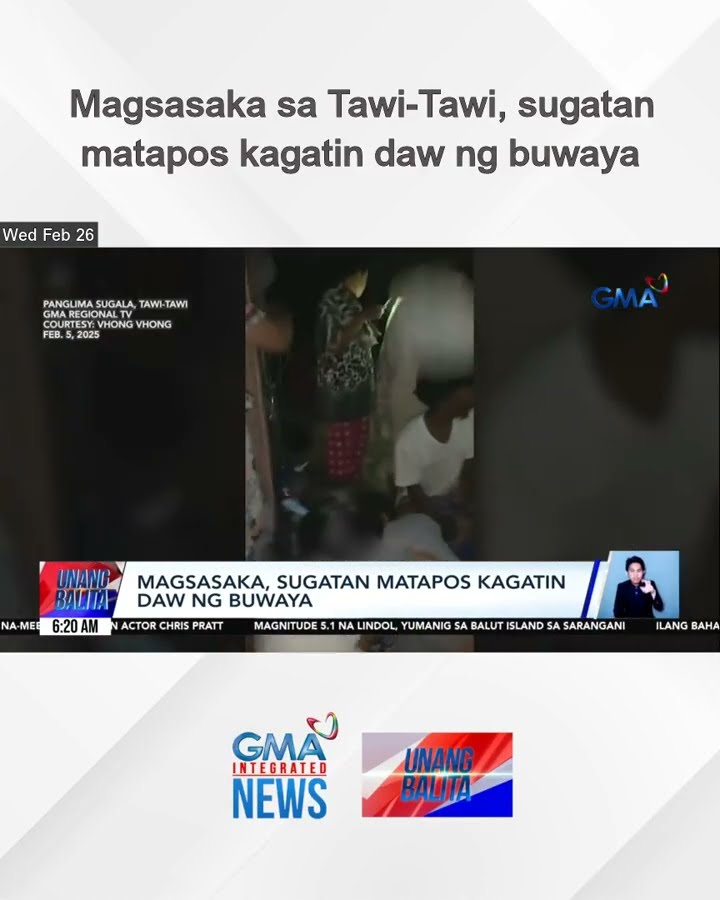 Magsasaka sa Tawi-Tawi, sugatan matapos kagatin daw ng buwaya | Unang Balita