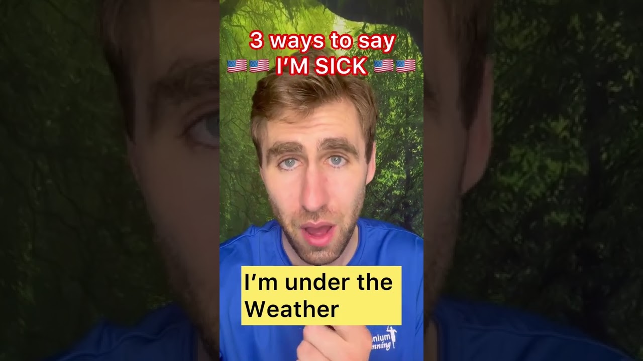 3 Ways to say I’M SICK in Business English 🇺🇸 