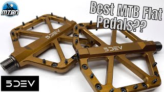 5Dev All Around MTB Flat Pedals - First Look / Compare vs. One Up - Should You Buy?