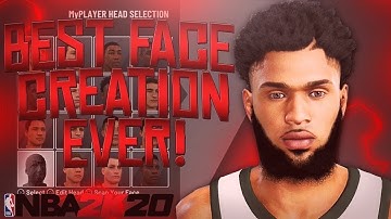 *NEW* BEST FACE CREATION ON NBA 2K20! CLEANEST BEST FACE CREATION | HOW TO LOOK LIKE A DRIBBLE GOD!