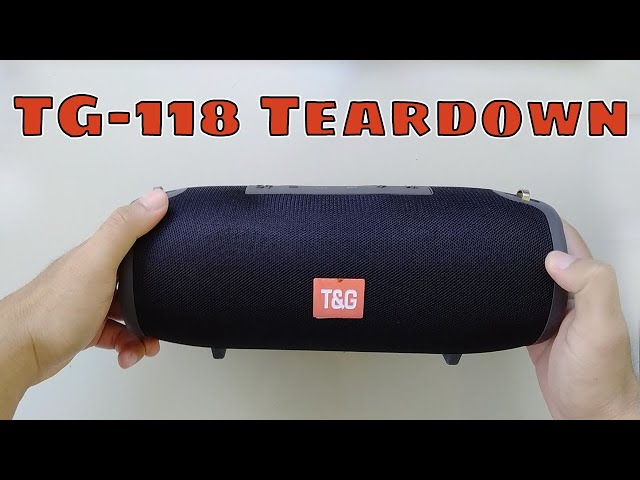 T&G 118 Speaker Teardown / Disassembly class=