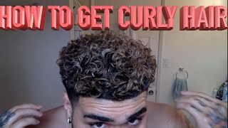HOW TO GET CURLY HAIR | Ronnie Banks