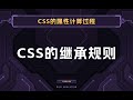 Let you thoroughly understand the inheritance rules of CSS and learn every step carefully.