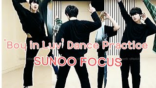 Enhypen Boy In Luv Dance Practice Sunoo Focus Sunoo Cam