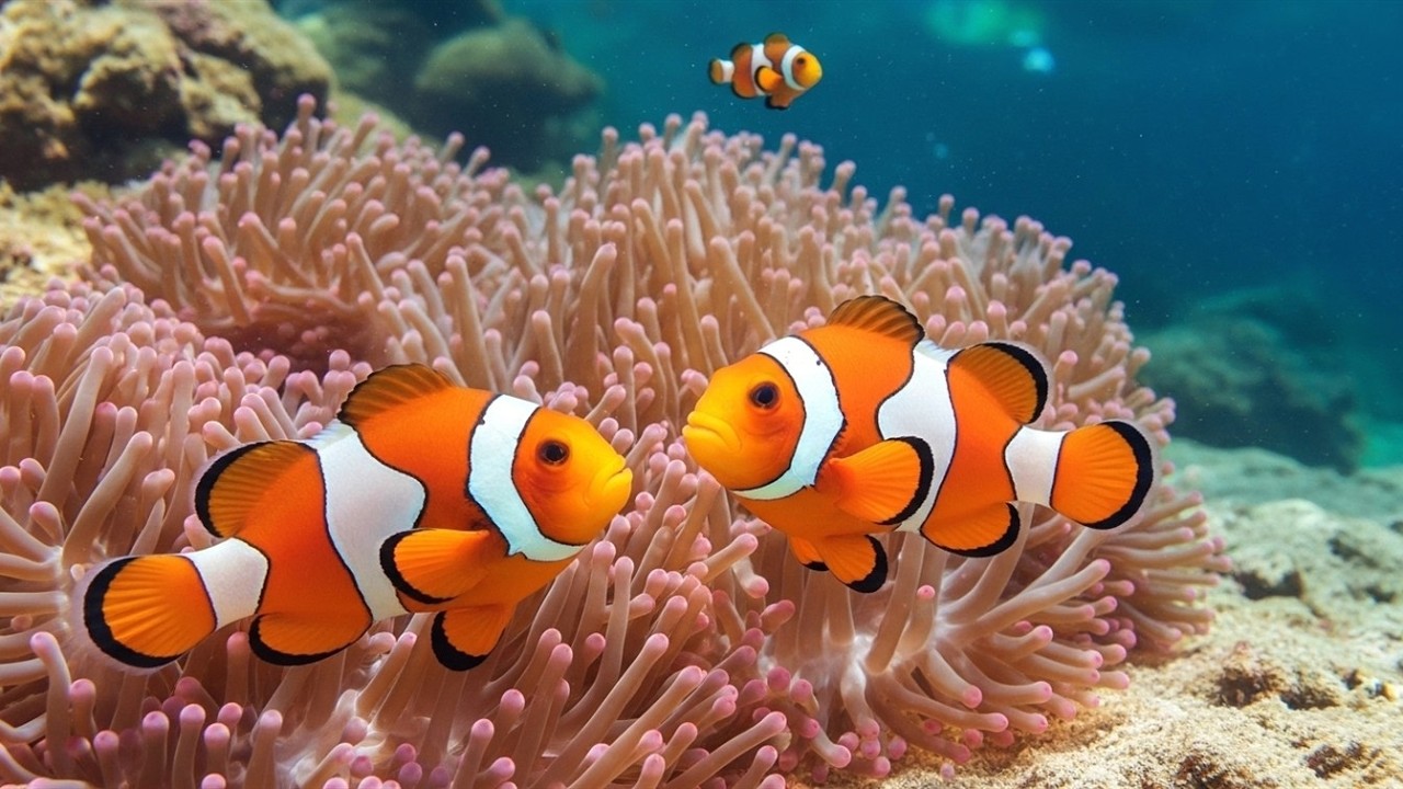 Ocean Waves & Smooth Jazz 🐟 Deep Relaxation Aquarium Ambience