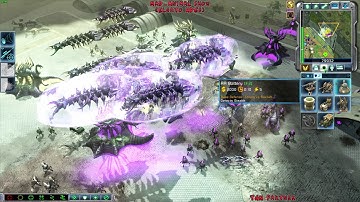 (Super Tank)CnC 3 Tiberium Wars Heroic Mod 2vs2 GDI vs Scrin Compstomp #1 Online 2018