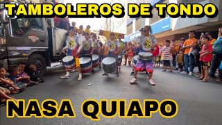 Tamboleros De Tondo Performs In Quiapo