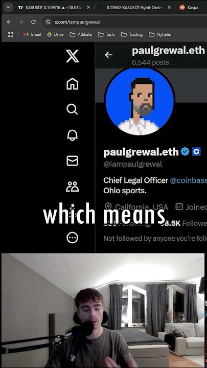 Kaspa Coinbase Listing In The Works! #kaspa #kas - YouTube