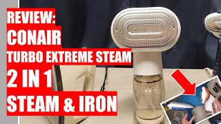 REVIEW: Costco CONAIR Turbo Extreme Steam 2 IN 1 STEAM & IRON