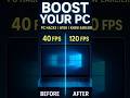 Stop lagging. Do this right now to boost your pc.#protips #pctips #fps