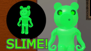 How to get "SLIME" BADGE + SLIME MORPH/SKIN in PIGGY RP. - Roblox